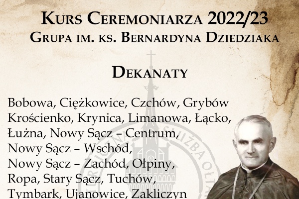 Błogosławieństwo nowych ceremoniarzy (16.09.2023 r.)